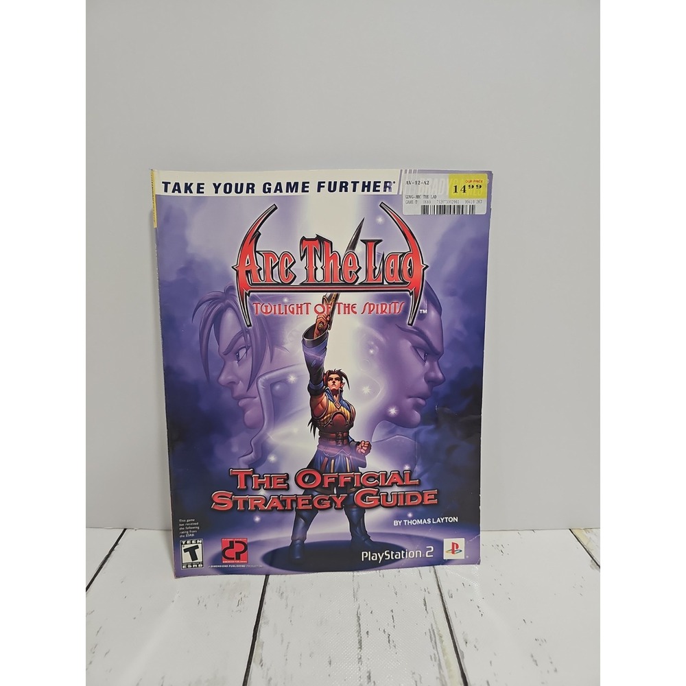 Arc the Lad: Twilight of the Spirits Official Strategy Guide Brady PS2